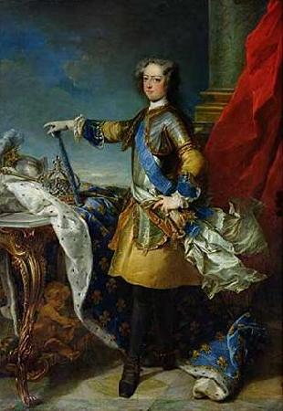 Jean Baptiste van Loo Portrait of King Louis XV oil painting image